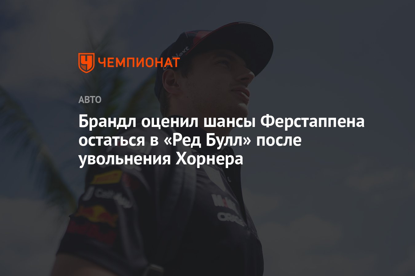 Preview Увольнение Кристиана Хорнера: Мартин Брандл считает, что Макс Ферстаппен теперь скорее останется в Red Bull