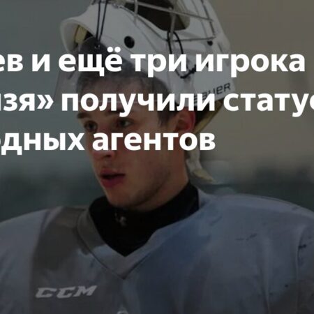 Изменения в составе: Четыре игрока «Витязя» получили статус Свободных Агентов