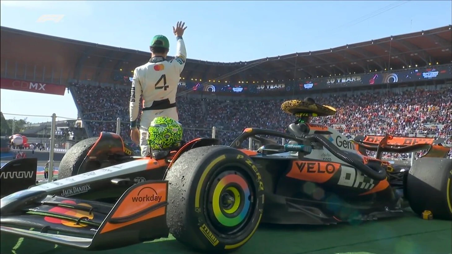 Preview Ландо Норрис с юмором отреагировал на освистание фанатов на Гран-при Мехико